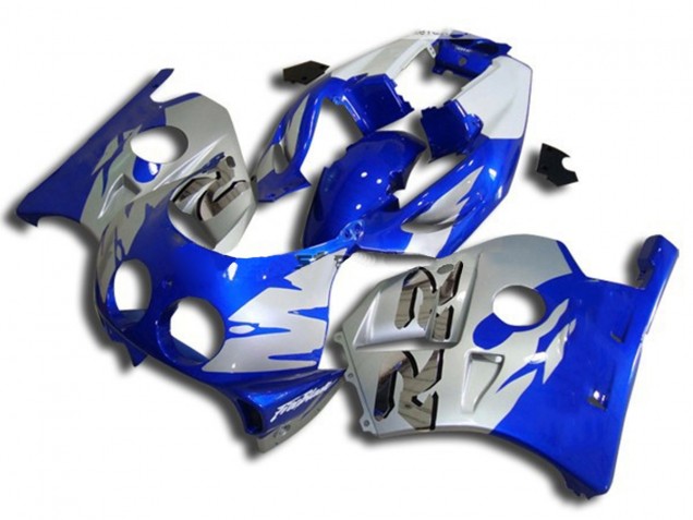 1990-1998 Blue Silver and White Honda CBR250RR Motorcycle Fairing 1990-1998 Blue Silver and White Honda CBR250RR Motorcycle Fairing