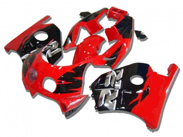 1990-1998 Red Black Silver RR Honda CBR250RR Motorcycle Fairing 1990-1998 Red Black Silver RR Honda CBR250RR Motorcycle Fairing