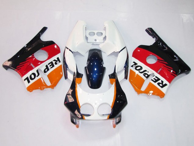 1990-1998 White Repsol Honda CBR250RR Motorcycle Fairing 1990-1998 White Repsol Honda CBR250RR Motorcycle Fairing