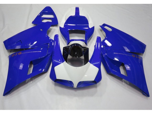 1993-2005 Gloss Blue & White Ducati Ducati 996 748 916 998 Motorcycle Fairing