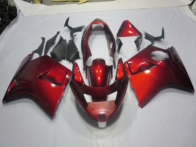 1996-2007 Deep Red Honda CBR1100XX Motorcycle Fairing