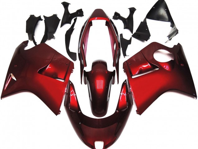 1996-2007 Deep Vibrant Red Honda CBR1100XX Motorcycle Fairing 1996-2007 Deep Vibrant Red Honda CBR1100XX Motorcycle Fairing