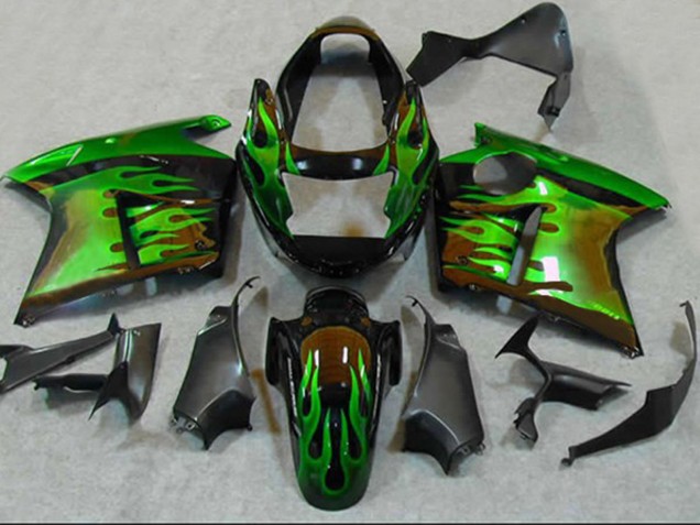 1996-2007 Green Flame Honda CBR1100XX Motorcycle Fairing 1996-2007 Green Flame Honda CBR1100XX Motorcycle Fairing