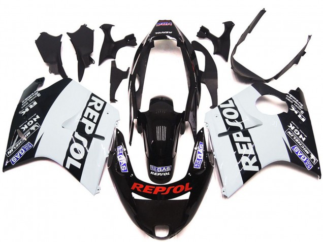 1996-2007 White Repsol Gloss Honda CBR1100XX Motorcycle Fairing 1996-2007 White Repsol Gloss Honda CBR1100XX Motorcycle Fairing