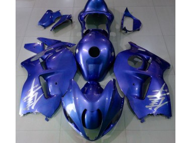 1997-2007 Gloss Blue & Silver Logo Suzuki GSXR 1300 Hayabusa Motorcycle Fairing