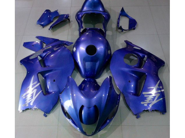 1997-2007 Gloss Blue & Silver Logo Suzuki GSXR 1300 Hayabusa Motorcycle Fairing 1997-2007 Gloss Blue & Silver Logo Suzuki GSXR 1300 Hayabusa Motorcycle Fairing