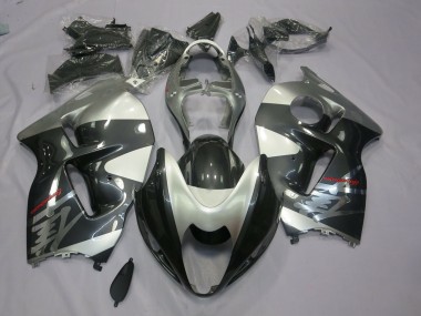 1997-2007 Grey and Silver Suzuki GSXR 1300 Hayabusa Motorcycle Fairing