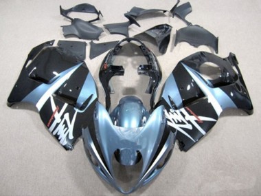 1997-2007 Light Blue and Black Suzuki GSXR 1300 Hayabusa Motorcycle Fairing