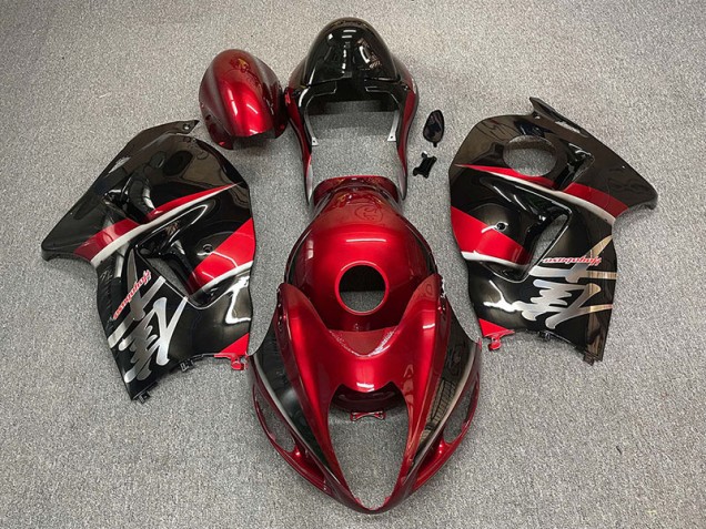 1997-2007 Maroon and Black Style Suzuki GSXR 1300 Hayabusa Motorcycle Fairing 1997-2007 Maroon and Black Style Suzuki GSXR 1300 Hayabusa Motorcycle Fairing