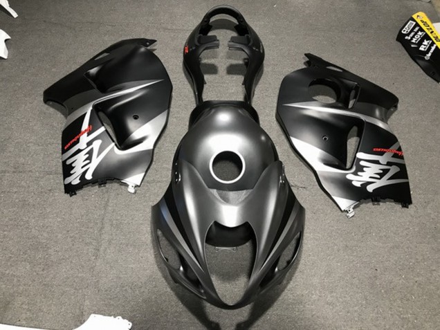 1997-2007 Matte Silver / Black Suzuki GSXR 1300 Hayabusa Motorcycle Fairing