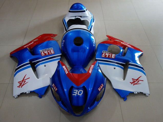 1997-2007 Ocean Blue & Logos Suzuki GSXR 1300 Hayabusa Motorcycle Fairing 1997-2007 Ocean Blue & Logos Suzuki GSXR 1300 Hayabusa Motorcycle Fairing