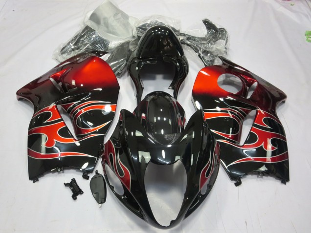 1997-2007 Red Swirl Suzuki GSXR 1300 Hayabusa Motorcycle Fairing 1997-2007 Red Swirl Suzuki GSXR 1300 Hayabusa Motorcycle Fairing