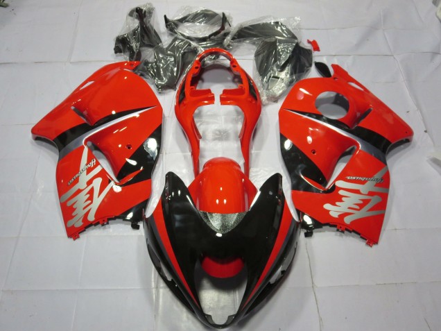 1997-2007 Red and Black Silver Decal Suzuki GSXR 1300 Hayabusa Motorcycle Fairing 1997-2007 Red and Black Silver Decal Suzuki GSXR 1300 Hayabusa Motorcycle Fairing