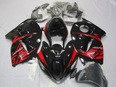 1997-2007 Red and Gloss Black Suzuki GSXR 1300 Hayabusa Motorcycle Fairing