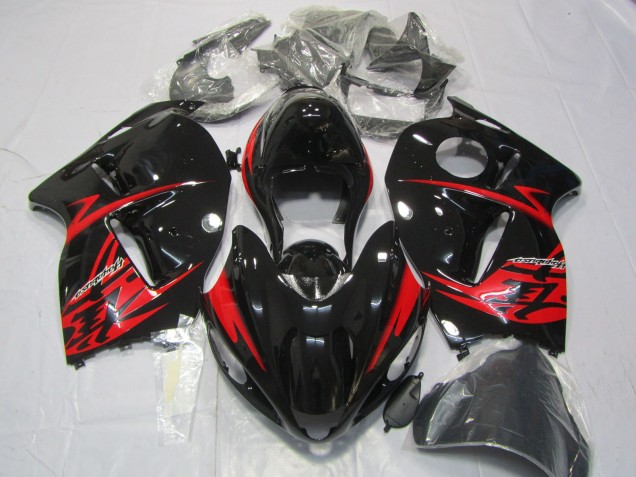 1997-2007 Red and Gloss Black Suzuki GSXR 1300 Hayabusa Motorcycle Fairing 1997-2007 Red and Gloss Black Suzuki GSXR 1300 Hayabusa Motorcycle Fairing