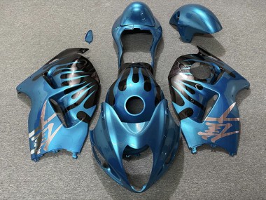 1997-2007 Sky Blue and Black Suzuki GSXR 1300 Hayabusa Motorcycle Fairing