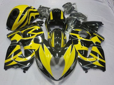 1997-2007 Yellow and Black Suzuki GSXR 1300 Hayabusa Motorcycle Fairing