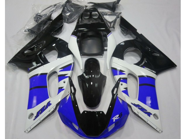 1998-2002 Gloss Blue and Black Yamaha R6 Motorcycle Fairing 1998-2002 Gloss Blue and Black Yamaha R6 Motorcycle Fairing