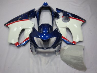 1999-2000 Deep Blue White and Red Honda CBR600 F4 Motorcycle Fairing