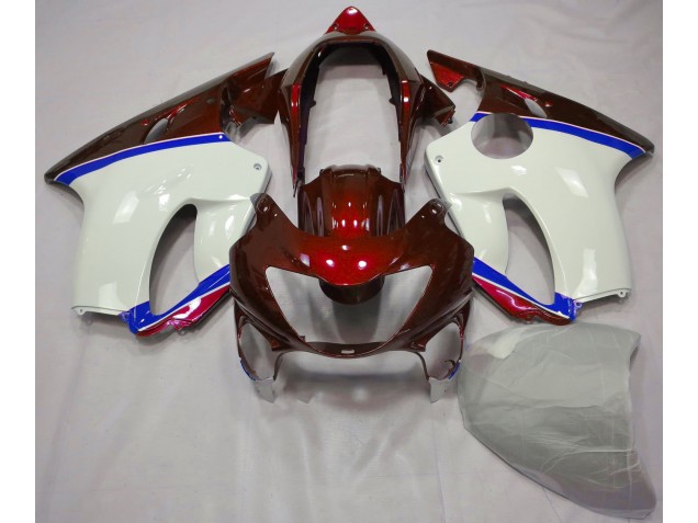 1999-2000 Deep Red and Blue Honda CBR600 F4 Motorcycle Fairing