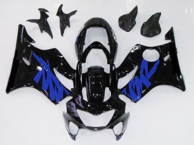 1999-2000 Gloss Black & Blue Honda CBR600 F4 Motorcycle Fairing