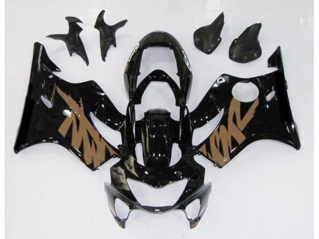 1999-2000 Gloss Black & Brown Honda CBR600 F4 Motorcycle Fairing 1999-2000 Gloss Black & Brown Honda CBR600 F4 Motorcycle Fairing