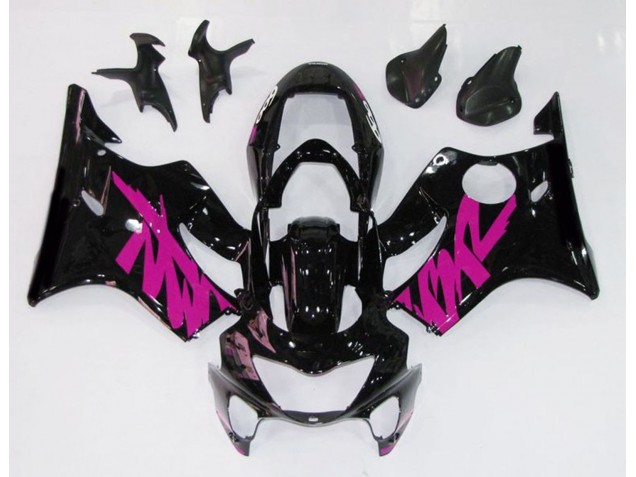1999-2000 Gloss Black & Pink Honda CBR600 F4 Motorcycle Fairing 1999-2000 Gloss Black & Pink Honda CBR600 F4 Motorcycle Fairing