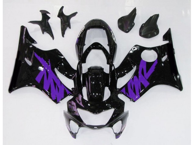 1999-2000 Gloss Black & Purple Honda CBR600 F4 Motorcycle Fairing 1999-2000 Gloss Black & Purple Honda CBR600 F4 Motorcycle Fairing