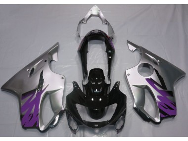 1999-2000 Gloss Silver & Purple Honda CBR600 F4 Motorcycle Fairing