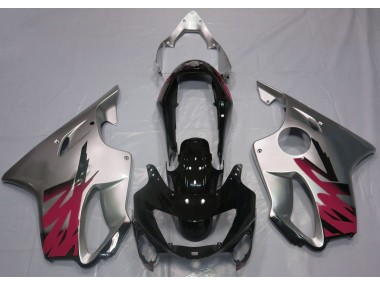 1999-2000 Gloss Silver & Red Honda CBR600 F4 Motorcycle Fairing