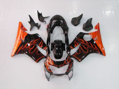 1999-2000 Orange Flame Honda CBR600 F4 Motorcycle Fairing