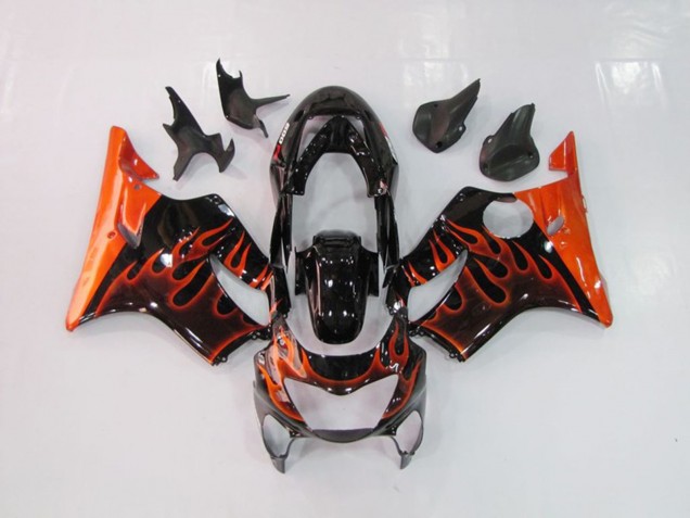 1999-2000 Orange Flame Honda CBR600 F4 Motorcycle Fairing 1999-2000 Orange Flame Honda CBR600 F4 Motorcycle Fairing
