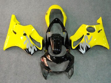 1999-2000 Yellow Silver Decal Honda CBR600 F4 Motorcycle Fairing
