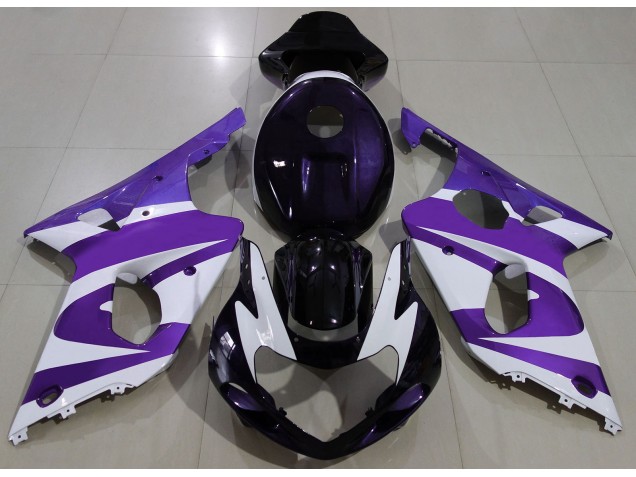 2000-2002 Deep Purple Suzuki GSXR 1000 Motorcycle Fairing 2000-2002 Deep Purple Suzuki GSXR 1000 Motorcycle Fairing