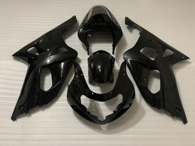 2001-2003 Black Gloss Suzuki GSXR 600-750 Motorcycle Fairing 2001-2003 Black Gloss Suzuki GSXR 600-750 Motorcycle Fairing