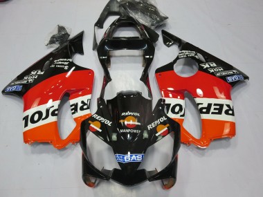 2001-2003 Black Repsol Honda CBR600 F4i Motorcycle Fairing