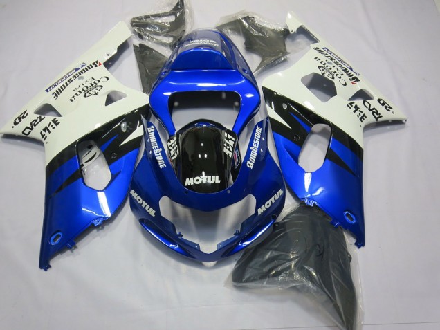 2001-2003 Blue and Black Suzuki GSXR 600-750 Motorcycle Fairing