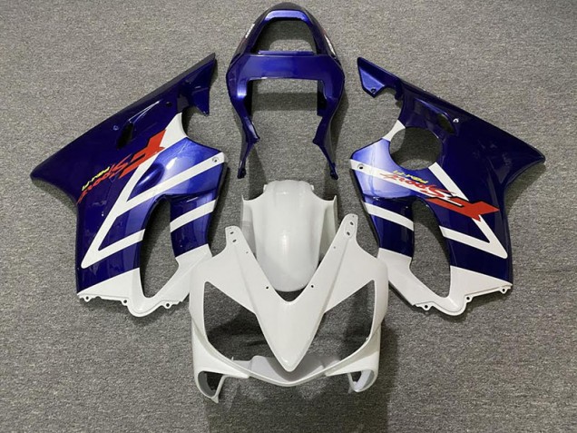 2001-2003 Deep Blue and White Honda CBR600 F4i Motorcycle Fairing 2001-2003 Deep Blue and White Honda CBR600 F4i Motorcycle Fairing