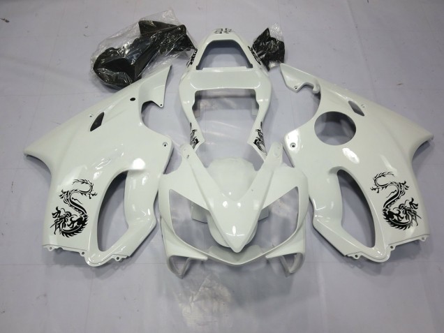 2001-2003 Dragon White Honda CBR600 F4i Motorcycle Fairing 2001-2003 Dragon White Honda CBR600 F4i Motorcycle Fairing