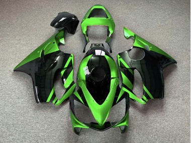 2001-2003 Gloss Green and Black Honda CBR600 F4i Motorcycle Fairing