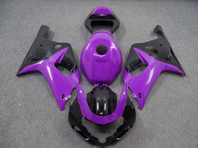 2001-2003 Gloss Purple and Black Suzuki GSXR 600-750 Motorcycle Fairing