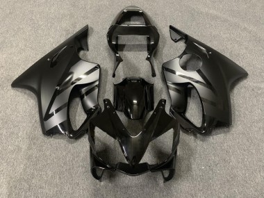 2001-2003 Matte and Gloss Black Honda CBR600 F4i Motorcycle Fairing
