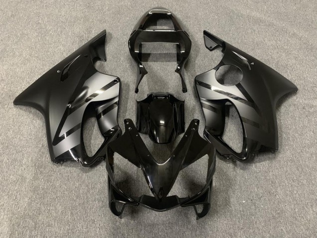 2001-2003 Matte and Gloss Black Honda CBR600 F4i Motorcycle Fairing 2001-2003 Matte and Gloss Black Honda CBR600 F4i Motorcycle Fairing