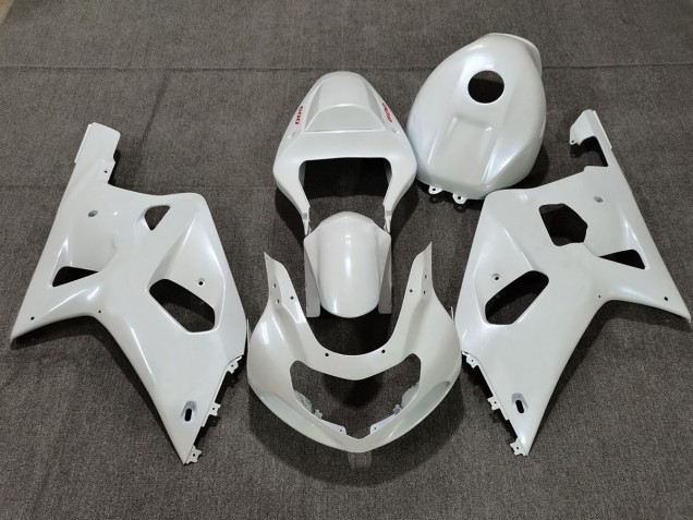 2001-2003 Pearl White Suzuki GSXR 600-750 Motorcycle Fairing
