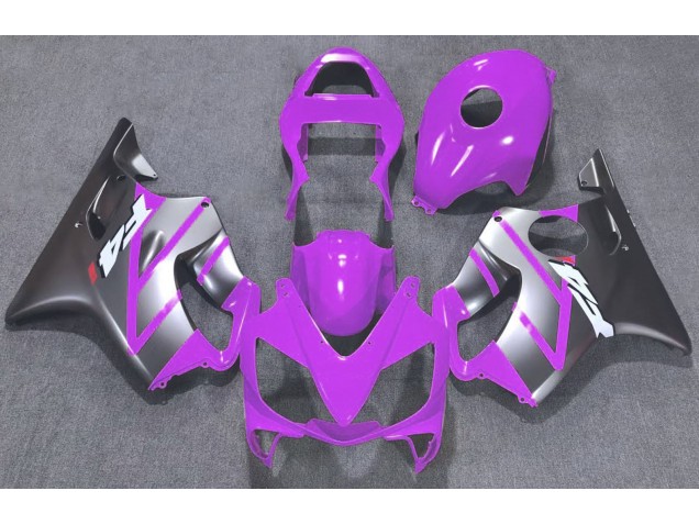 2001-2003 Purple and Matte Silver Honda CBR600 F4i Motorcycle Fairing 2001-2003 Purple and Matte Silver Honda CBR600 F4i Motorcycle Fairing