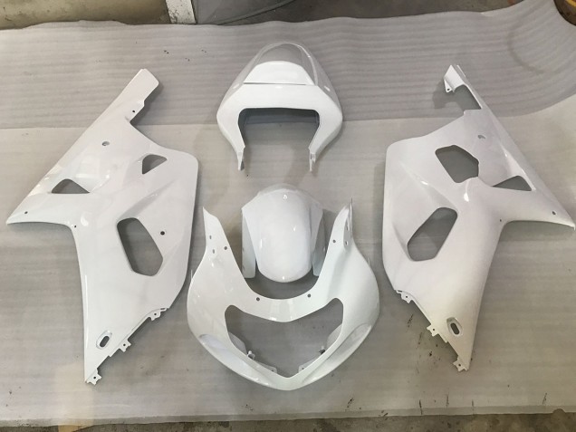 2001-2003 White RS Suzuki GSXR 600-750 Motorcycle Fairing 2001-2003 White RS Suzuki GSXR 600-750 Motorcycle Fairing