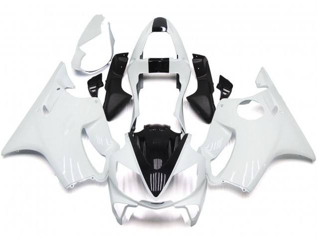 2001-2003 White and Black Honda CBR600 F4i Motorcycle Fairing 2001-2003 White and Black Honda CBR600 F4i Motorcycle Fairing