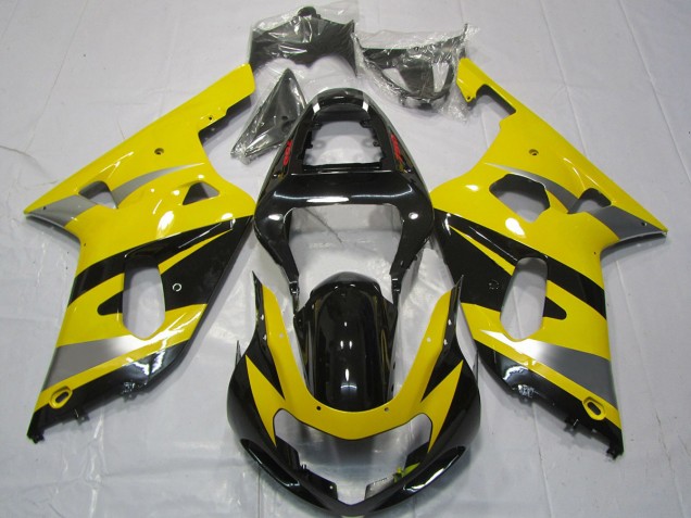 2001-2003 Yellow OEM Style Suzuki GSXR 600-750 Motorcycle Fairing