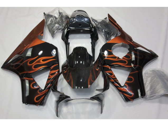 2002-2003 Orange Flame Honda CBR954RR Motorcycle Fairing 2002-2003 Orange Flame Honda CBR954RR Motorcycle Fairing