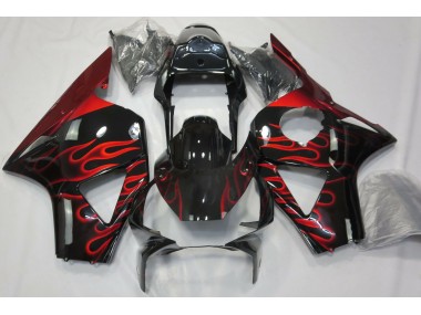 2002-2003 Red Flame Honda CBR954RR Motorcycle Fairing